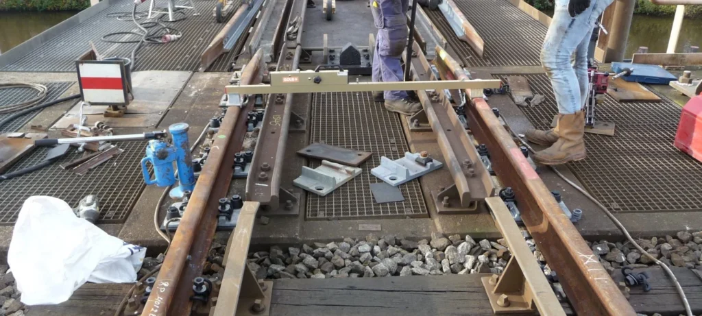 Draaibrug over de Nieuwe Gouwe te Gouda