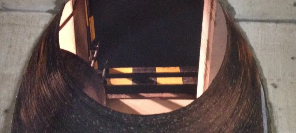 zaagwerk betonwand-metro tunnel rotterdam