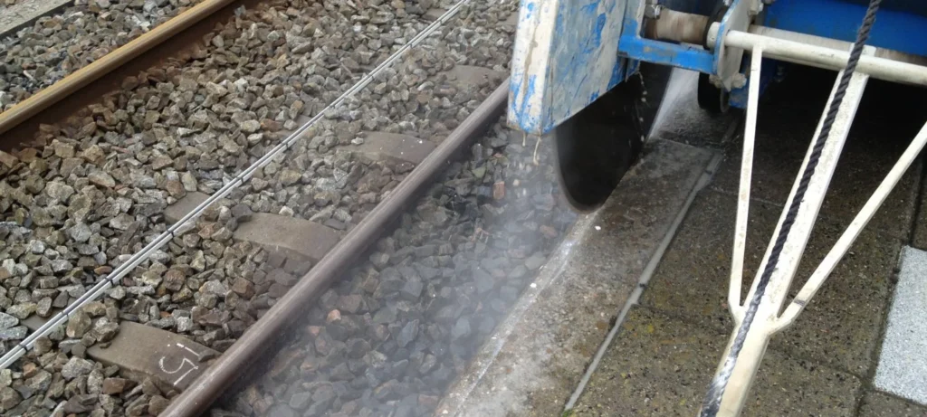 Betonzagen en asfaltzagen de wilde